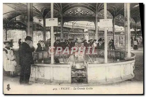 Cartes postales Thermalisme Vichy La grande grille