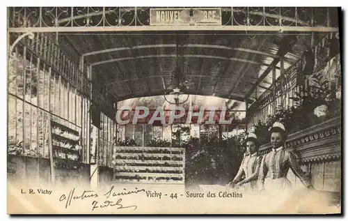 Cartes postales Thermalisme Vichy Source des Celestins