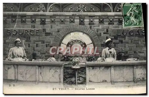 Cartes postales Thermalisme Vichy Source Lucas
