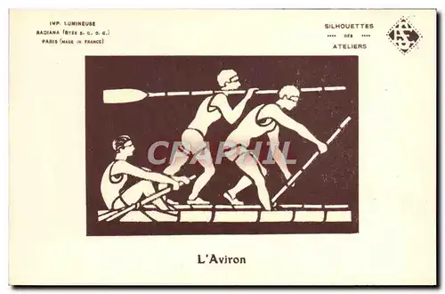 Cartes postales Aviron