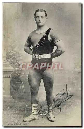 Cartes postales Lutte Lutteur