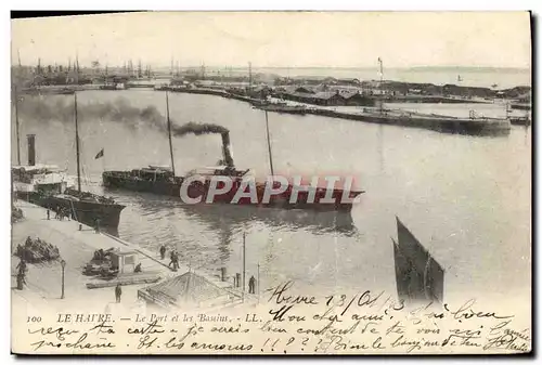 Cartes postales Bateau Le Havre Le port et les bassins