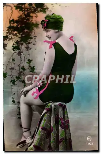 Cartes postales Femme Maillot de bains