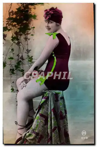 Cartes postales Femme Maillot de bains