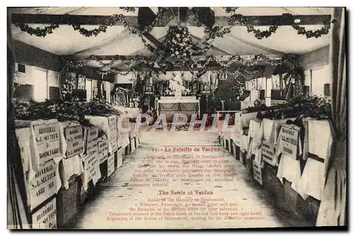 Cartes postales Militaria La bataille de Verdun Interieur de l&#39ossuaire de Douaumont