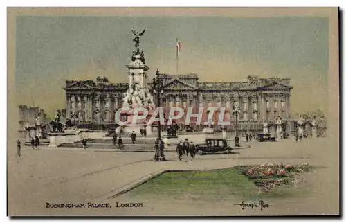 Cartes postales Fantaisie Illustrateur Buckingham Palace London