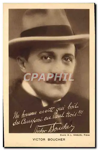 Moderne Karte Cinema Victor Boucher