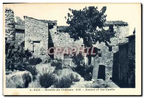 Cartes postales Eze Montee du Chateau