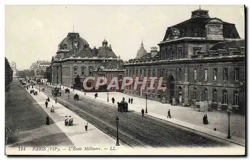 Cartes postales Paris L&#39Ecole Militaire