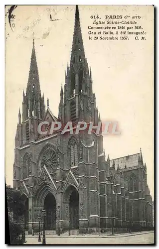 Ansichtskarte AK Paris Eglise Sainte Clotilde