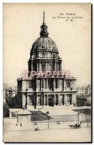 Ansichtskarte AK Paris Le Dome des Invalides