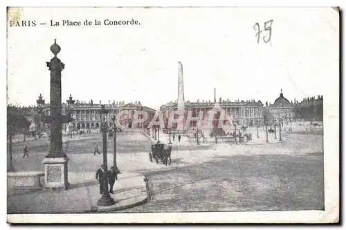 Ansichtskarte AK Paris La Place de la Cocorde