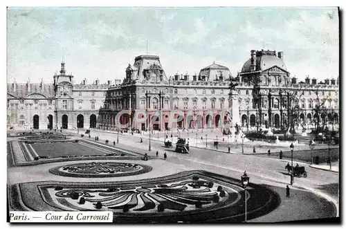 Cartes postales Paris Cour du Carrousel