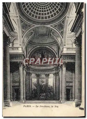 Cartes postales Paris Le Pantheon La Nef