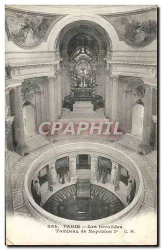 Cartes postales Paris Les Invalides Tombeau de Napoleon 1er