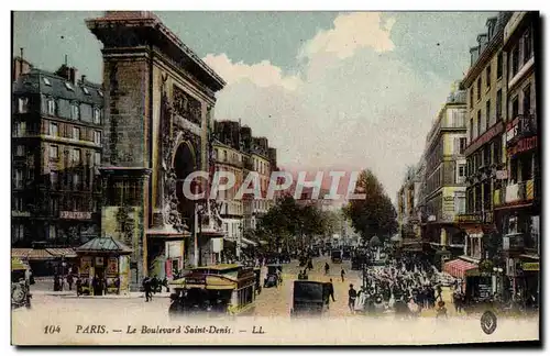 Cartes postales Paris Le Boulevard Saint Denis