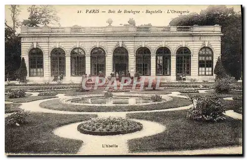 Cartes postales Paris Bois de Boulogne Bagatelle L&#39Orangerie