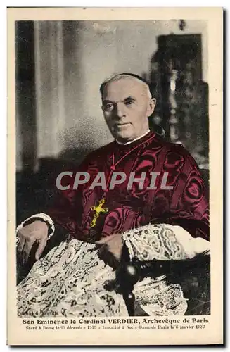 Ansichtskarte AK Cardinal Verdier Archeveque de France