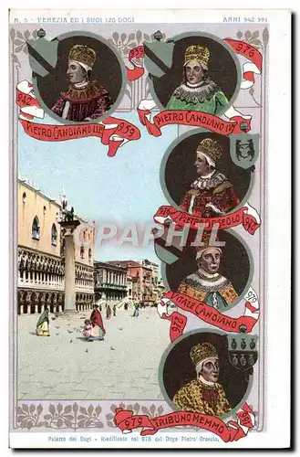 Cartes postales Palazzo dei Dogi Pietro Candiano Venetia