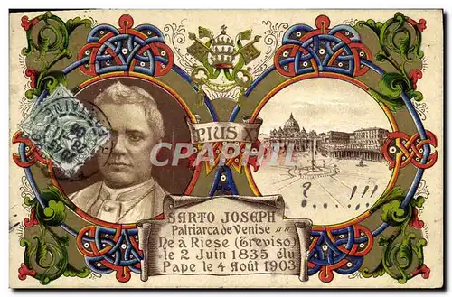 Cartes postales Pape Pius X
