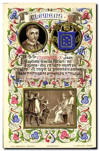 Cartes postales Pape Clement X