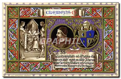 Cartes postales Pape Clement IX