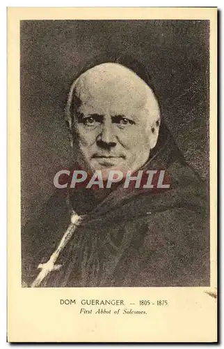 Cartes postales Dom Gueranger Solesmes