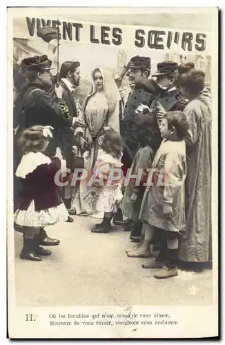 Cartes postales Religieuse Vivent les soeurs