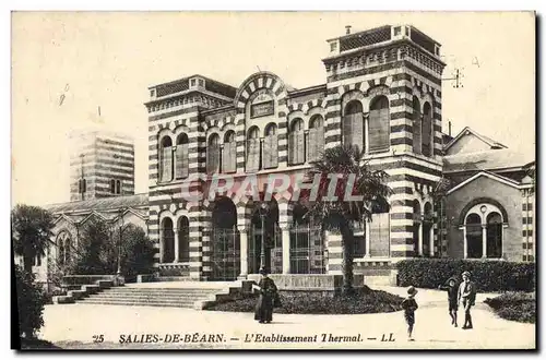 Cartes postales Thermalisme Salies de Bearn Etablissement thermal