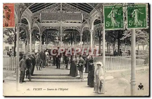 Cartes postales Thermalisme Vichy source de l&#39hopital