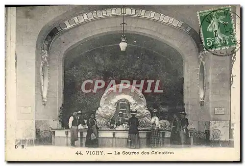 Cartes postales Thermalisme Vichy La source des Celestins