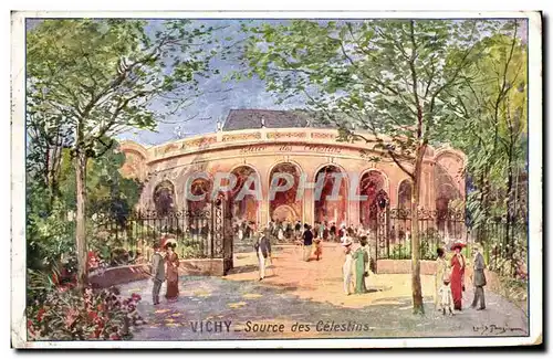 Cartes postales Thermalisme Vichy Source des Celestins