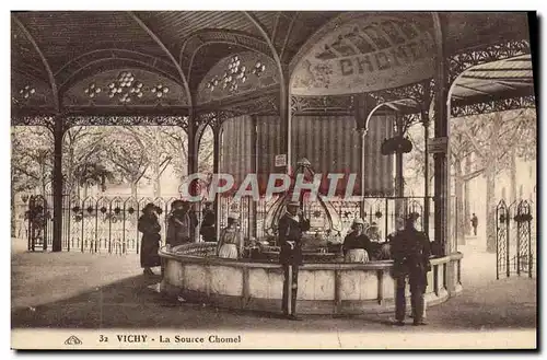 Cartes postales Thermalisme Vichy La source chomel