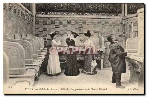 Cartes postales Thermalisme Vichy Palais des Sources Salle des gargarismes de la Source chomel