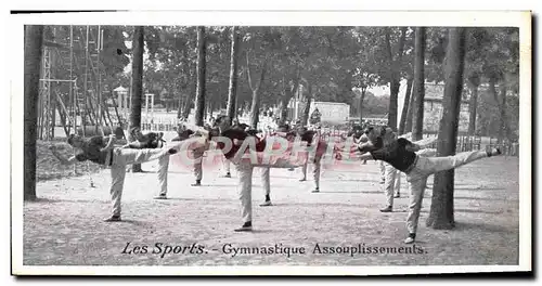 Cartes postales Gymnastique Assouplissement