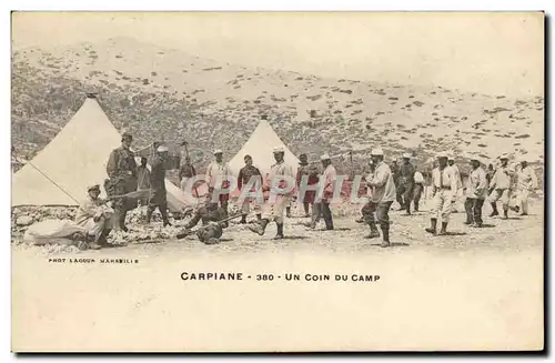 Ansichtskarte AK Carpiane Un coin du camp