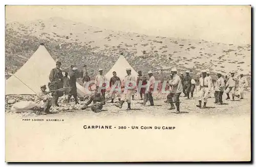Cartes postales Carpiane Un coin du camp