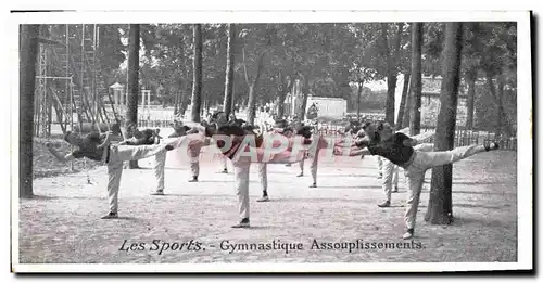 Cartes postales Gymnastique Assouplissements