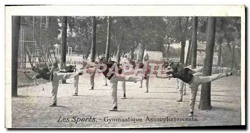 Ansichtskarte AK Gymnastique Assouplissements