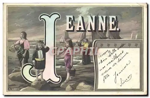 Cartes postales Prenom Jeanne