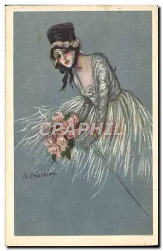 Cartes postales Fantaisie Illustrateur Femme