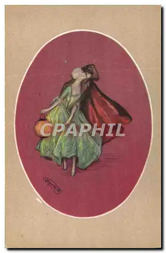 Cartes postales Fantaisie Illustrateur Femme