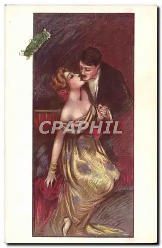 Cartes postales Fantaisie Illustrateur Femme Homme