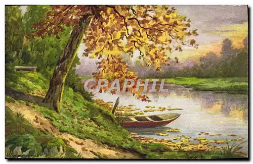 Cartes postales Fantaisie Illustrateur Paysage