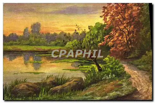 Cartes postales Fantaisie Illustrateur Paysage