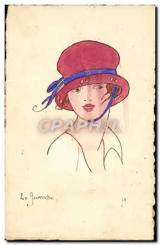 Cartes postales Fantaisie Illustrateur Femme le Garoche