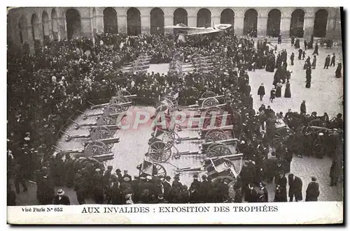 Cartes postales Militaria Paris Aux Invalides Exposition des Trophees Avion