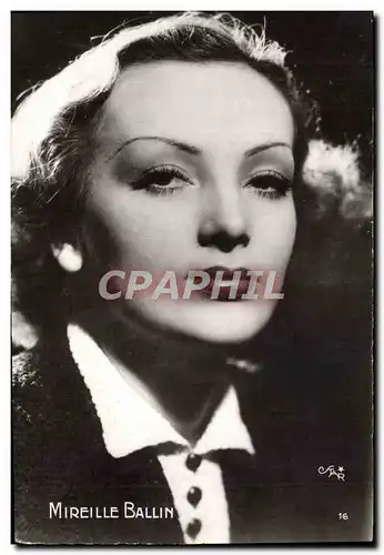 Cartes postales moderne Cinema Mireille Balin