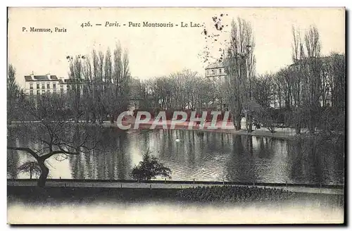 Ansichtskarte AK Paris Parc Montsouris Le lac