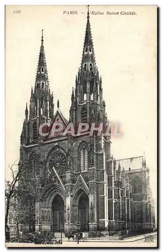 Cartes postales Paris Eglise Sainte Clotilde